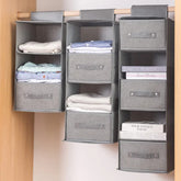 Organizador con cajones colgantes para closet